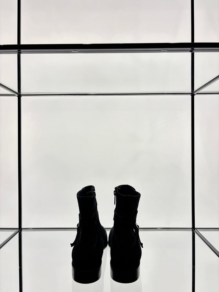 NICOL SMITH  Stivaletto Camoscio Fibbia Zip Uomo |  JEK PIT