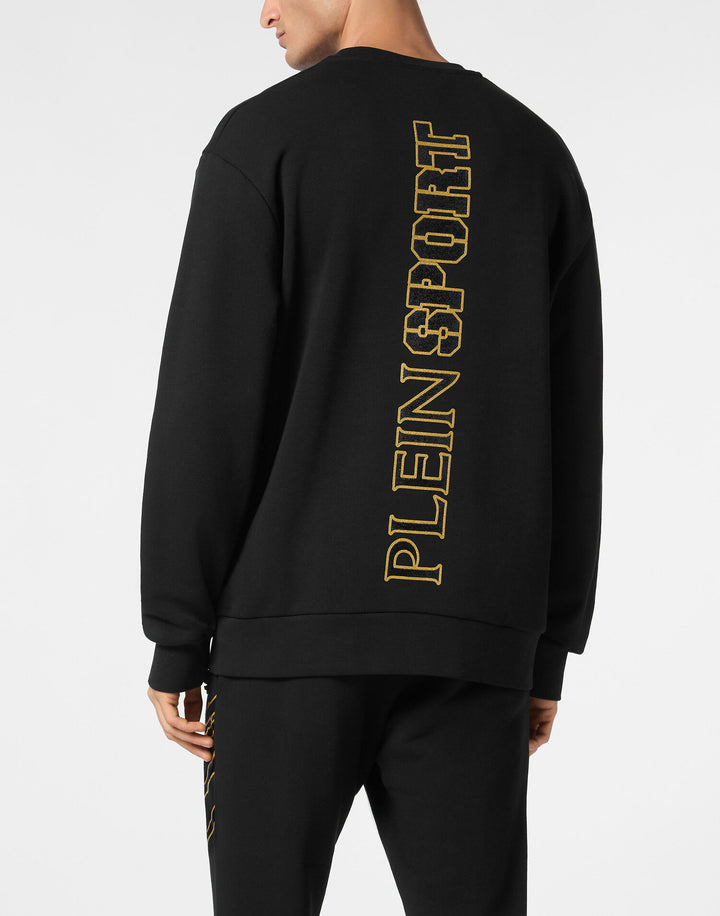 PLEIN SPORT  Felpa Con Stampa e Logo Tiger Uomo |  JEK PIT