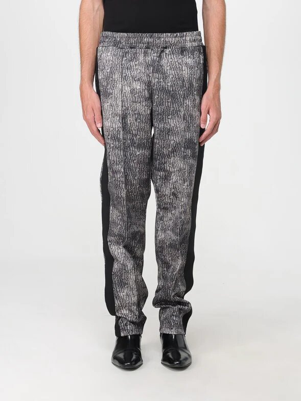 JUST CAVALLI  Pantalone Triacet. Banda e Logo Allover Uomo |  JEK PIT