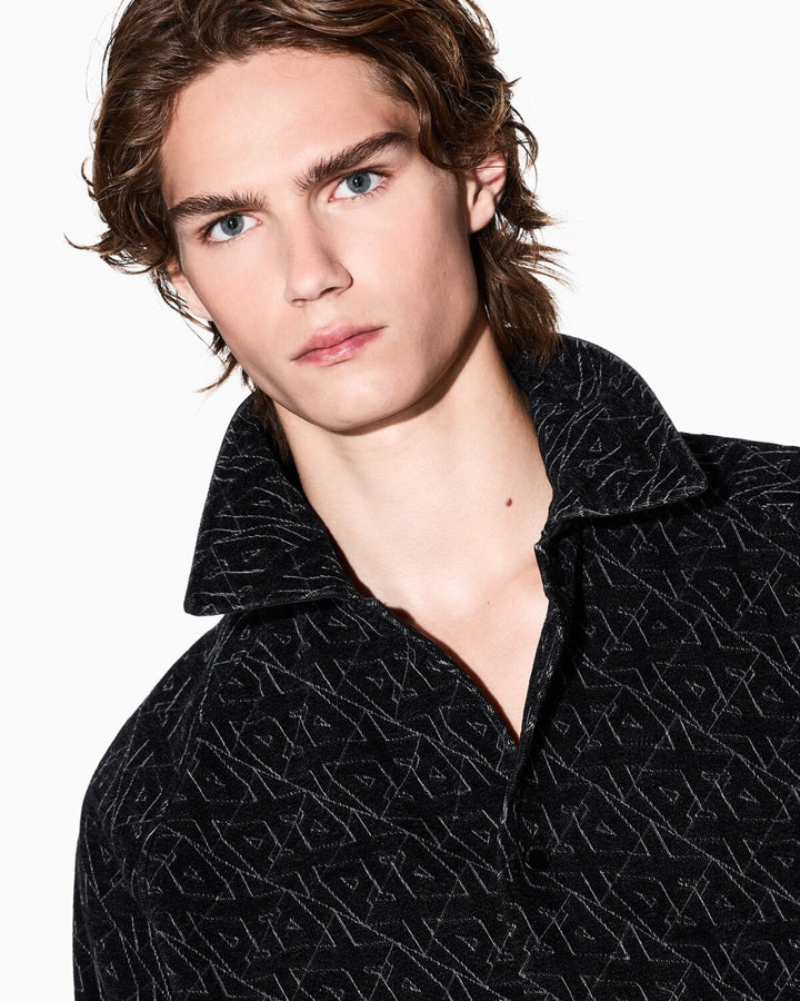 ARMANI EXCHANGE  Giubbino Allover In Ciniglia Uomo |  JEK PIT