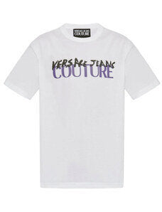VERSACE JEANS  t-Shirt Con Stampa e Signature Uomo |  JEK PIT