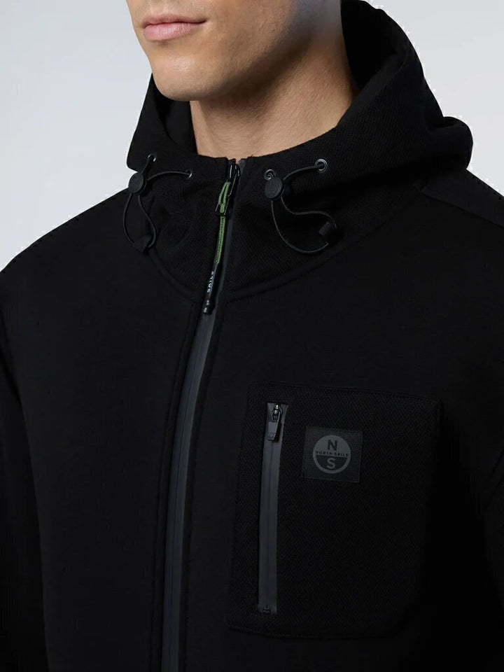 Felpa Capp. Hooded Full Zip Uomo - JEK PIT