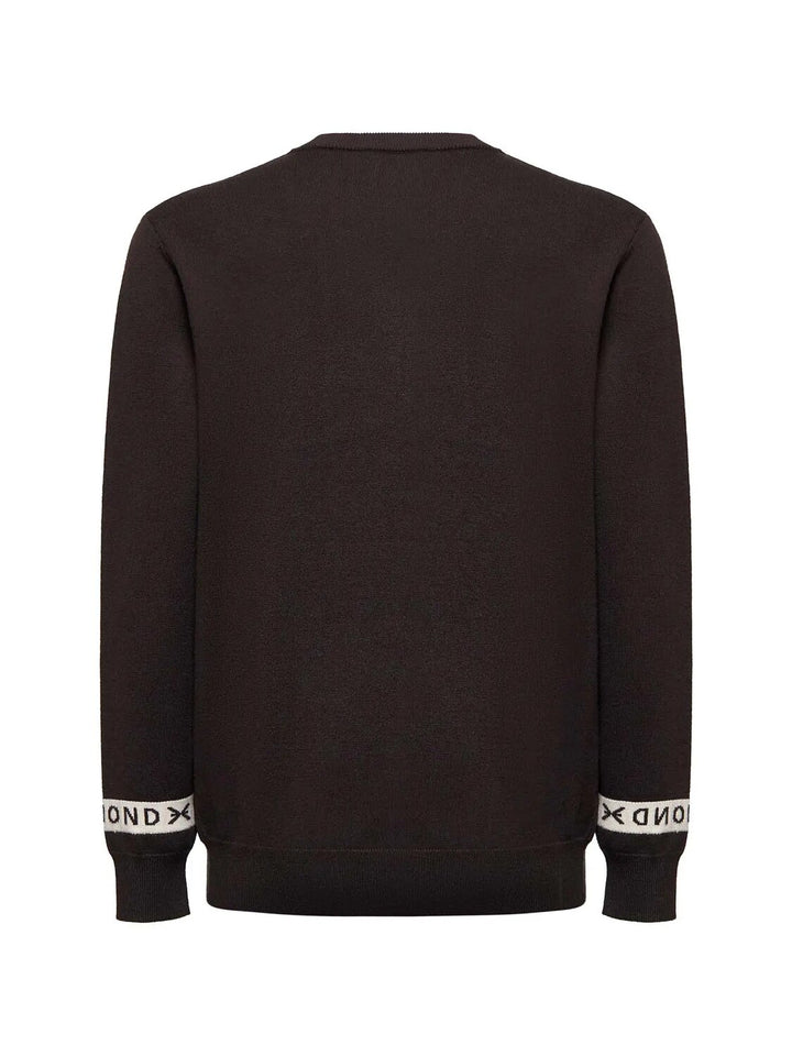 JOHN RICHMOND X  Maglione Girocollo Intarsi Su Manica Uomo |  JEK PIT