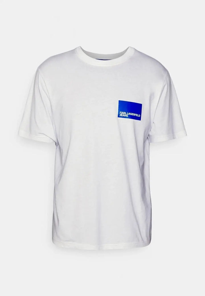 KARL LAGERFELD  t-Shirt Logo Tee Sul Fondo Uomo |  JEK PIT