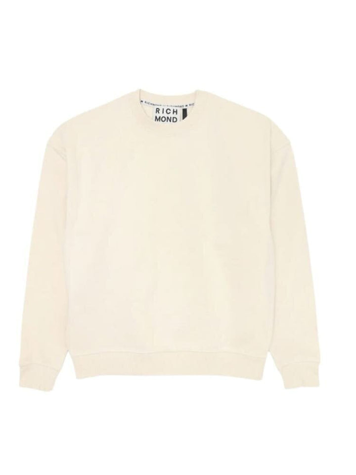 JOHN RICHMOND  Felpa Giro Con Patch Retro Uomo |  JEK PIT