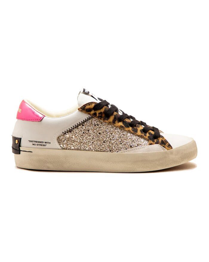 CRIME LONDON  Sneakers Distressed Leop+glitter Donna |  JEK PIT