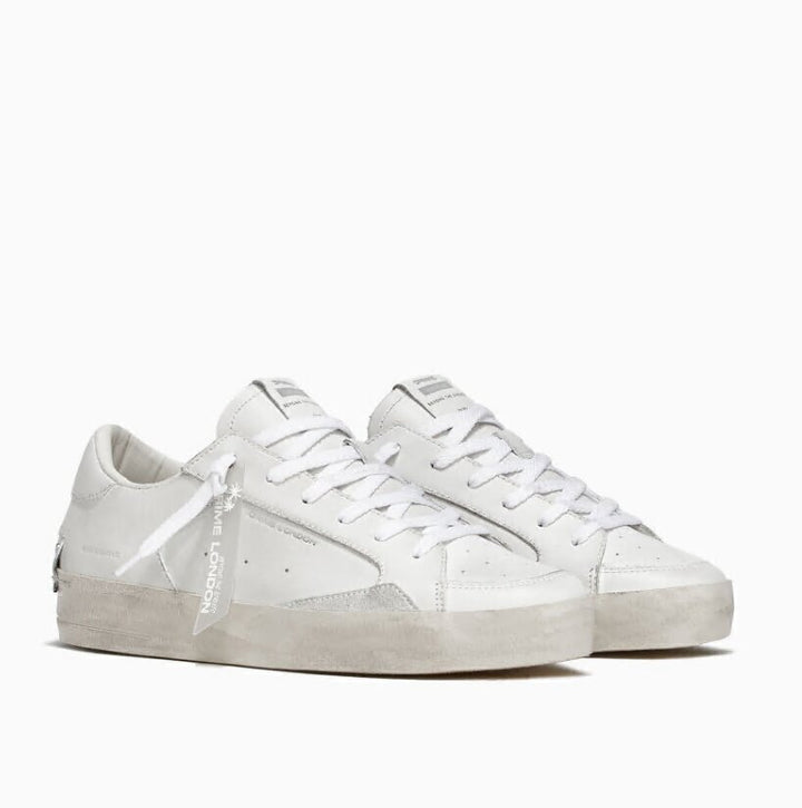 CRIME LONDON  Sneakers Sk8 Deluxe Allwhite Uomo |  JEK PIT