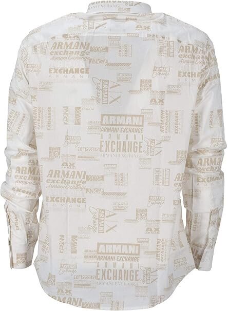 ARMANI EXCHANGE  Camicia Disegni/logo Allover Uomo |  JEK PIT