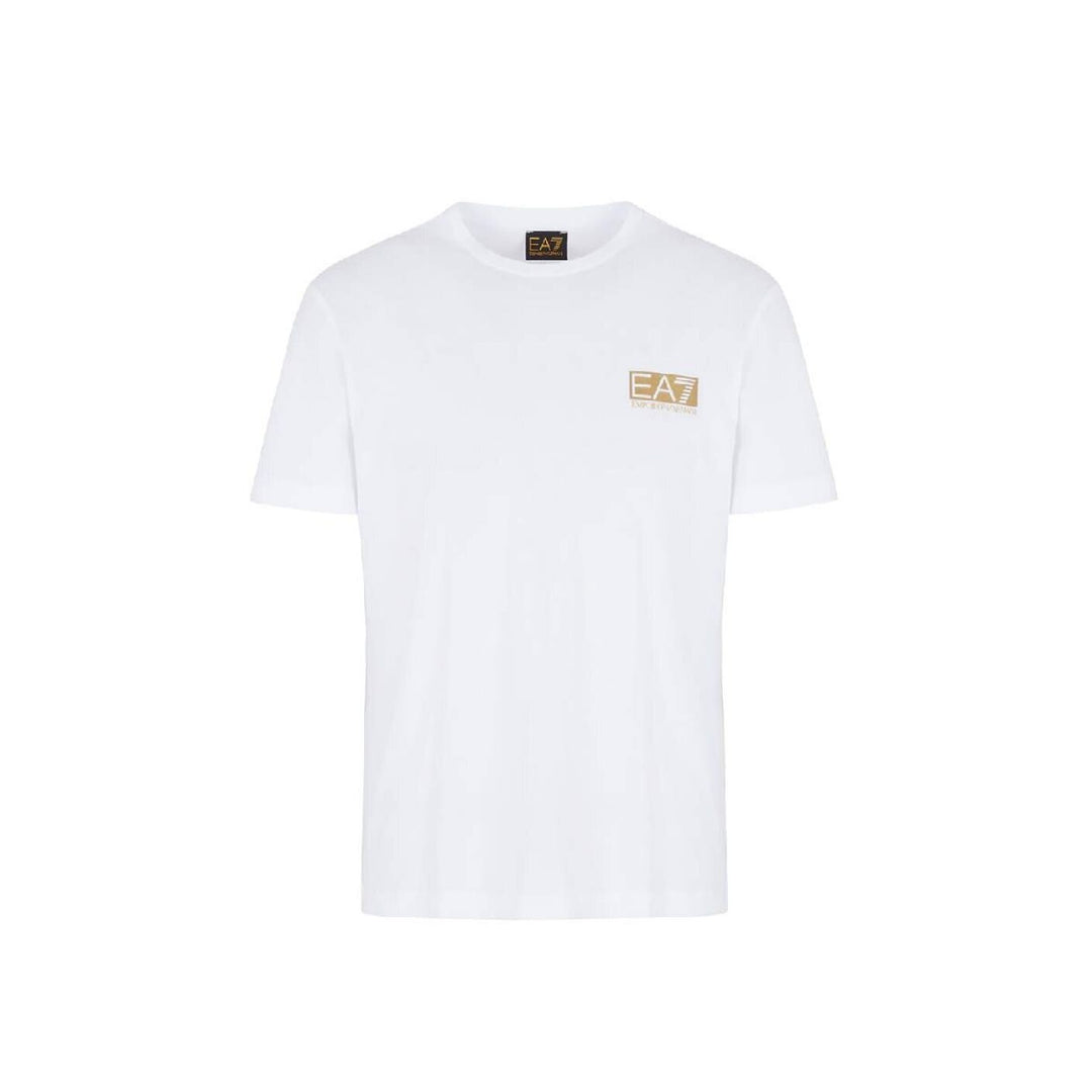 EMPORIO ARMANI EA7  t-Shirt Logo Gold Uomo |  JEK PIT