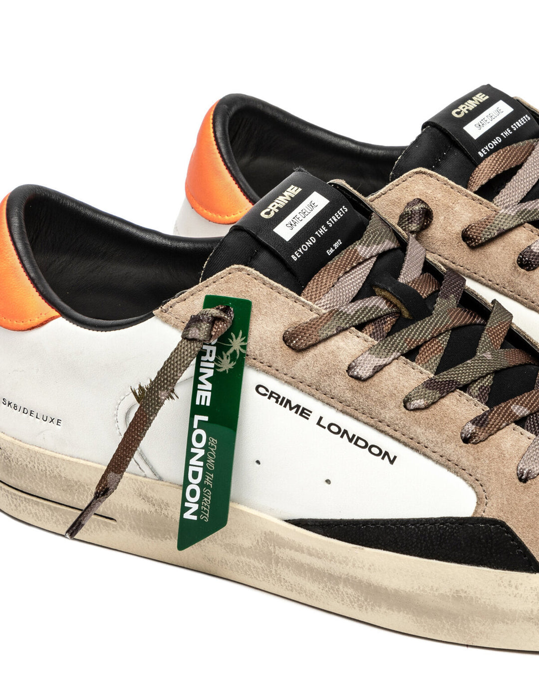 CRIME LONDON  Sneakers Sk8 Retro Orange Deluxe Uomo |  JEK PIT