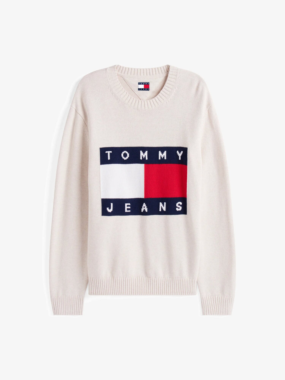 TOMMY JEANS  Maglione Giro Big Flag Uomo |  JEK PIT