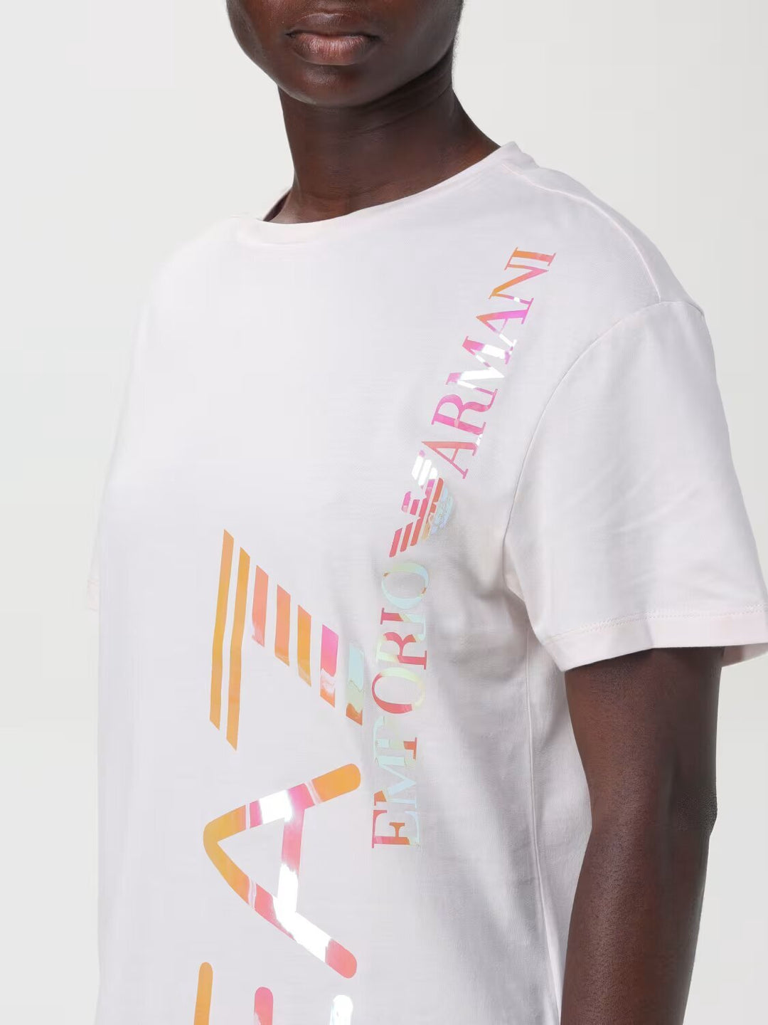 EMPORIO ARMANI EA7  t-Shirt Big Logo Lato Donna |  JEK PIT
