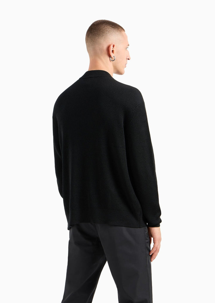 ARMANI EXCHANGE  Maglione a Costina Taschino Zip Uomo |  JEK PIT
