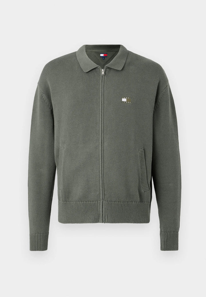 TOMMY JEANS  Maglione Collo Camicia Con Zip Uomo |  JEK PIT