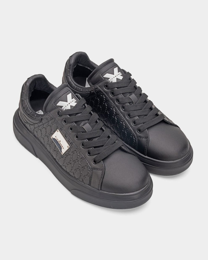 JOHN RICHMOND X  Sneakers Leather Logo x Allover Su Tinta Uomo |  JEK PIT