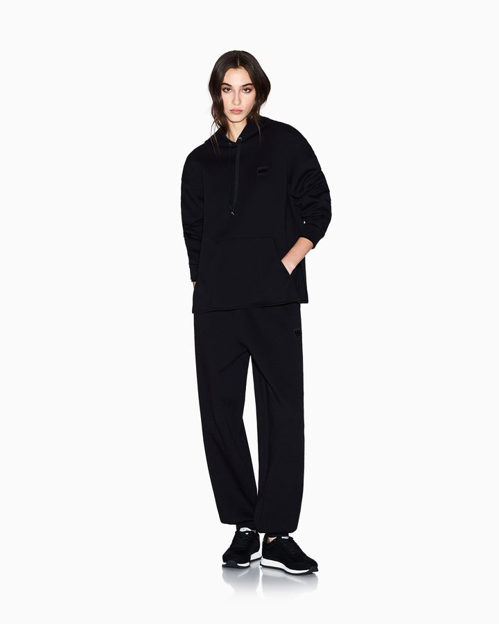 ARMANI EXCHANGE  Felpa Capp. Logo Gommato Rilievo Piccolo Donna |  JEK PIT