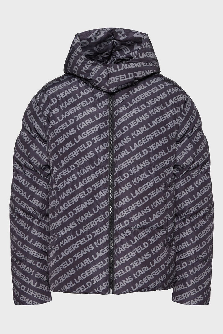KARL LAGERFELD  Bomber Puffer Aop Allover Logo Uomo |  JEK PIT