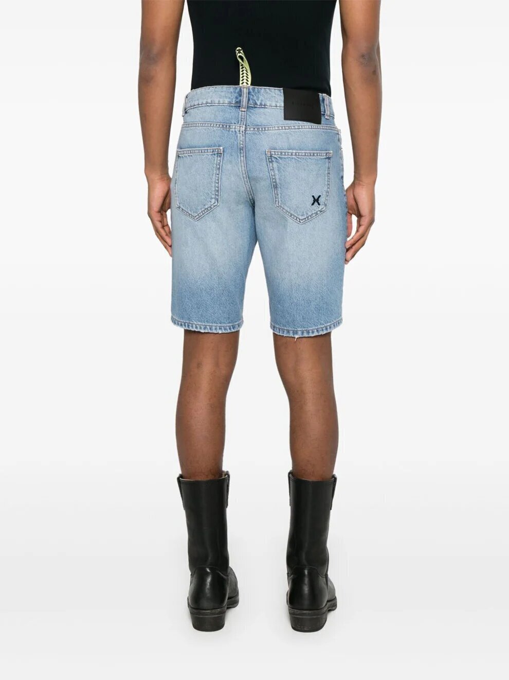 JOHN RICHMOND X  Bermuda Jeans Logo Retro Pc Uomo |  JEK PIT