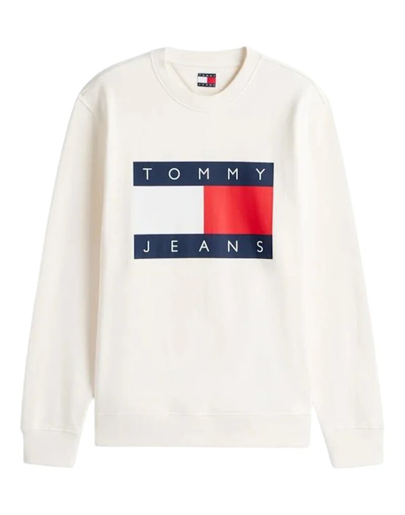 TOMMY JEANS  Felpa Giro Big Flag Uomo |  JEK PIT