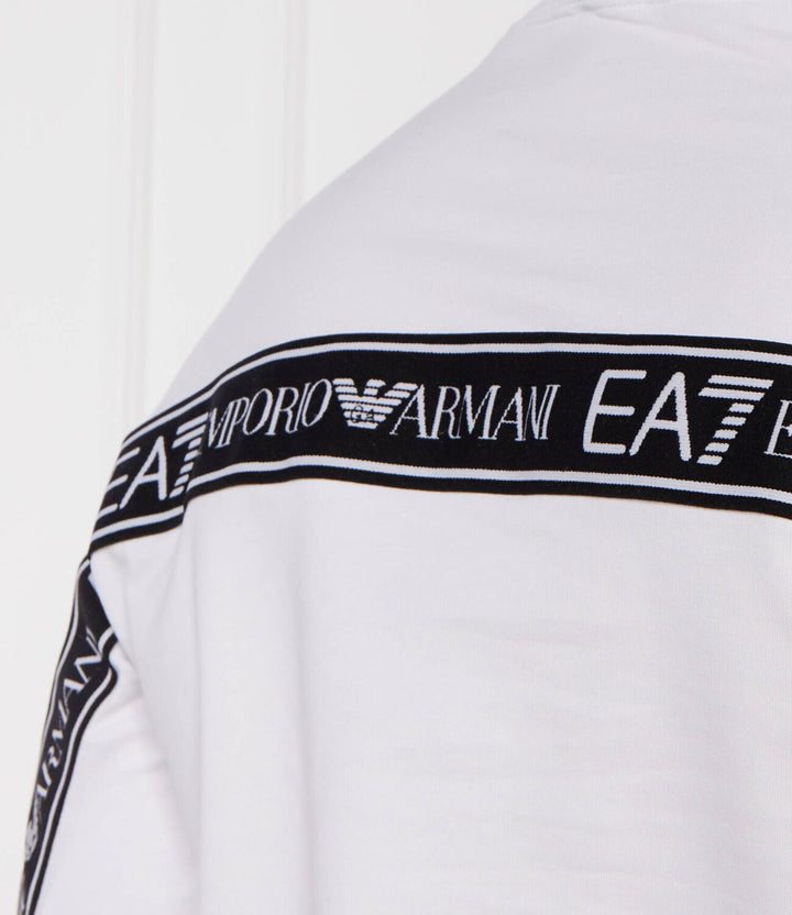 EMPORIO ARMANI EA7  Felpa Giro Banda Retro Uomo |  JEK PIT