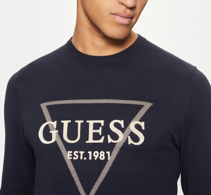 GUESS  Maglione Logo Triangolo Rilievo Uomo |  JEK PIT