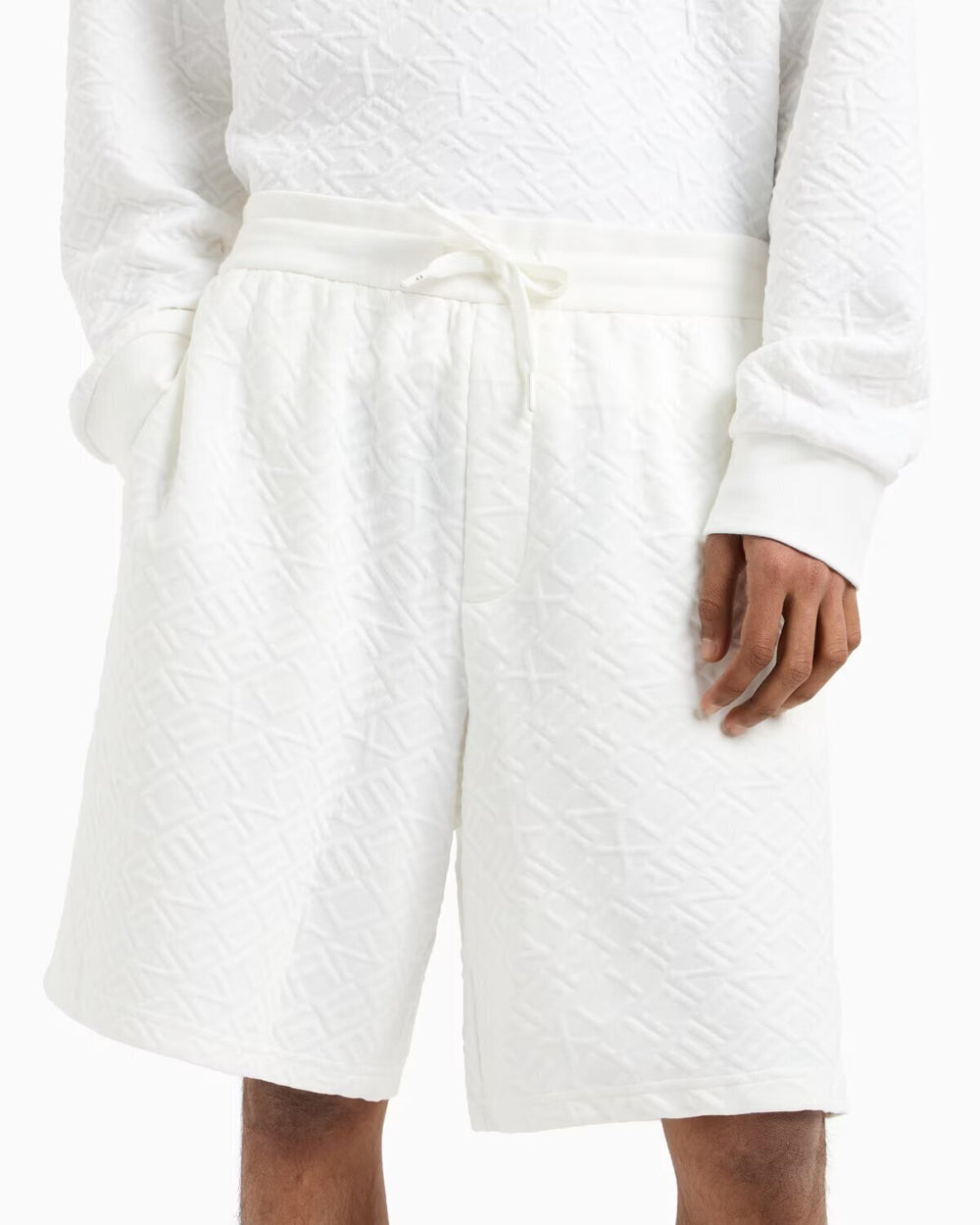 ARMANI EXCHANGE  Bermuda Logo In Rilievo Allover Uomo |  JEK PIT