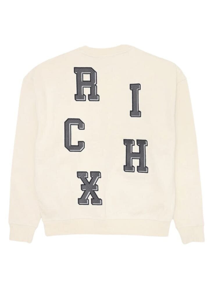 JOHN RICHMOND  Felpa Giro Con Patch Retro Uomo |  JEK PIT