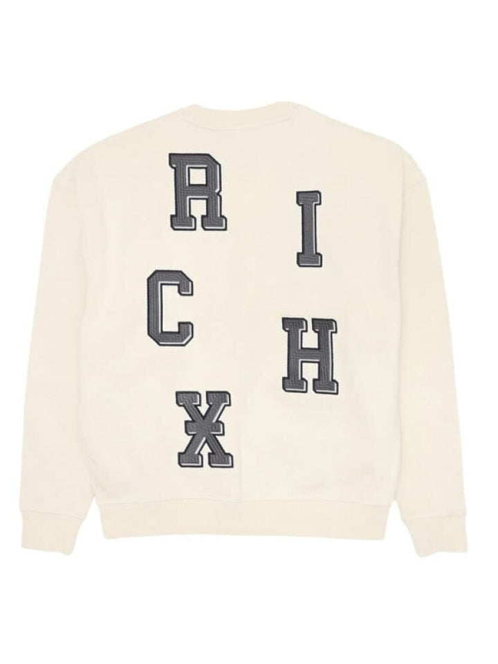 JOHN RICHMOND  Felpa Giro Con Patch Retro Uomo |  JEK PIT