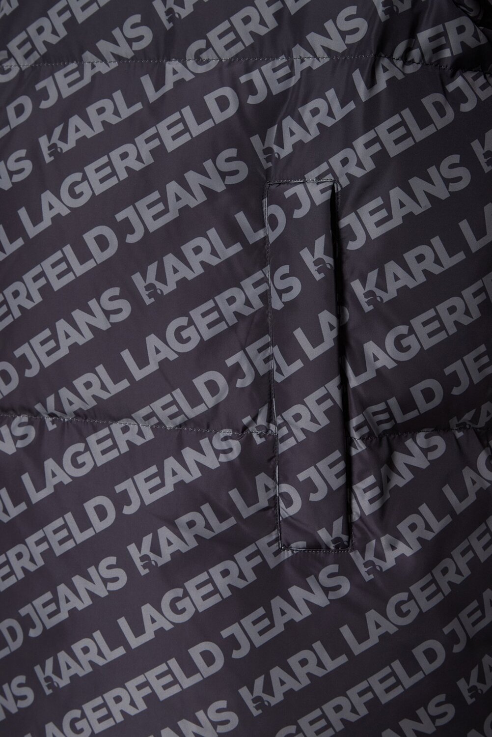 KARL LAGERFELD  Bomber Puffer Aop Allover Logo Uomo |  JEK PIT