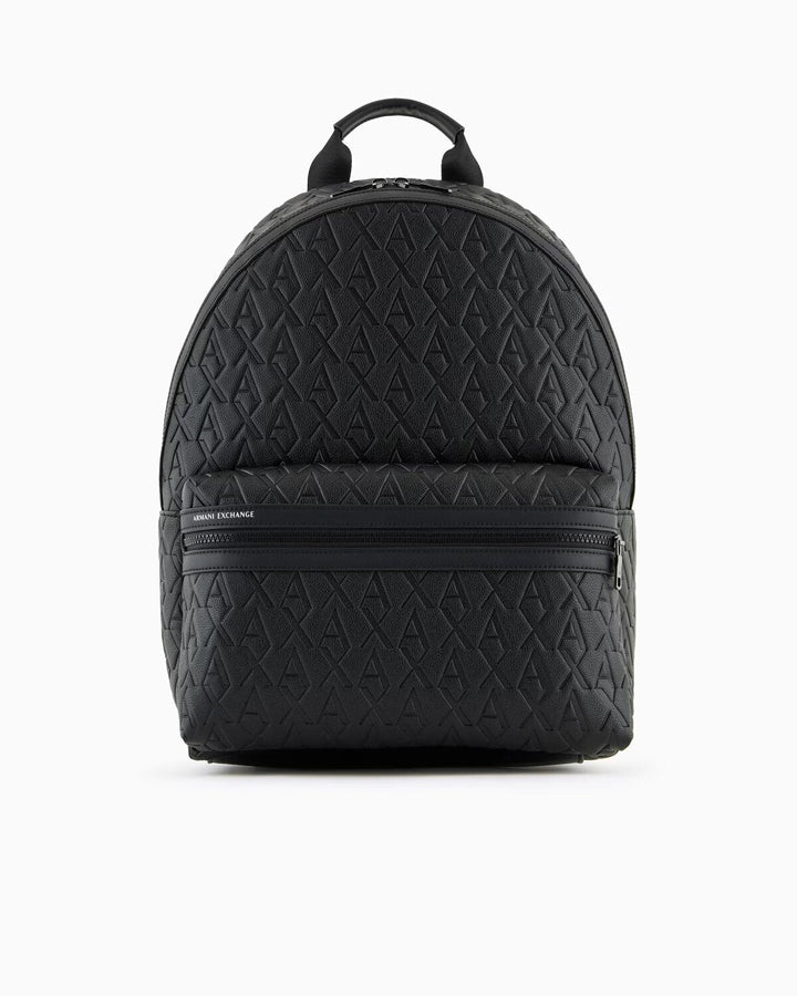 Zaino Pelle Liam Backp. Logo Allover ARMANI EXCHANGE | JEK PIT