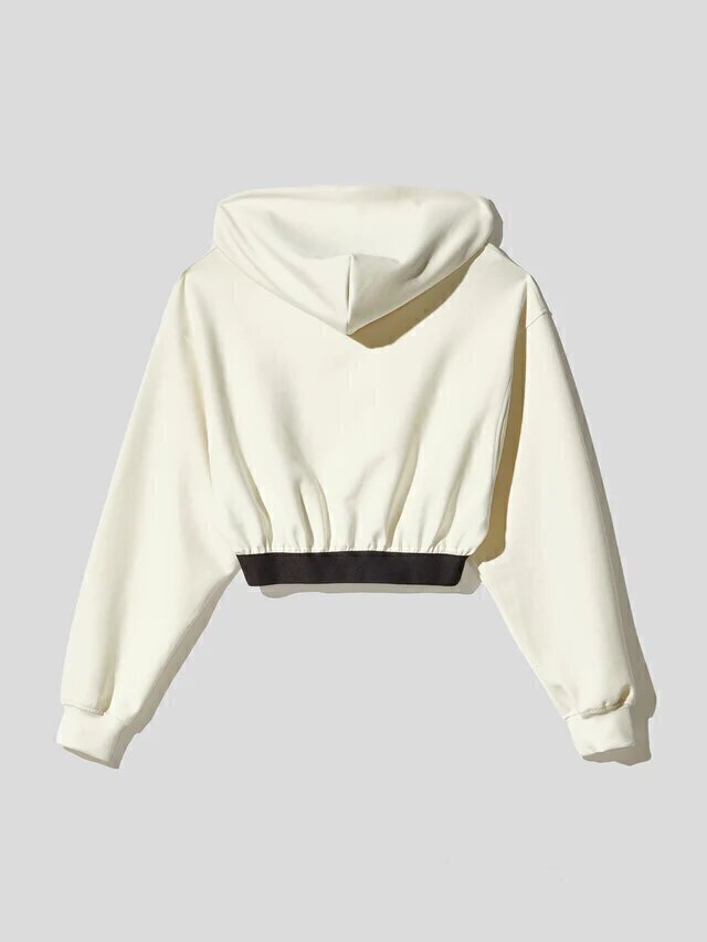 COMME DES FUCKDOWN  Felpa Cappuccio Logo Elastico Donna |  JEK PIT