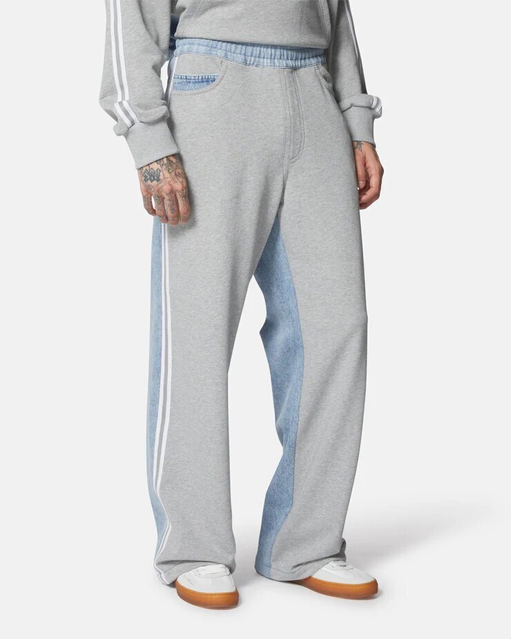 JOHN RICHMOND X  Pantalone In Felpa e Jeans Con Banda Unisex |  JEK PIT