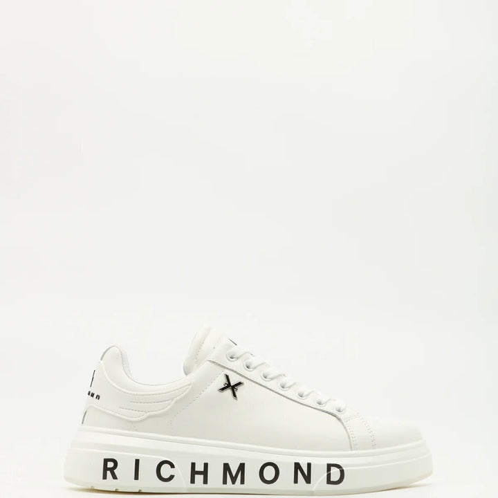 JOHN RICHMOND  Sneakers Con Logo Su Fondo x Silver Uomo |  JEK PIT