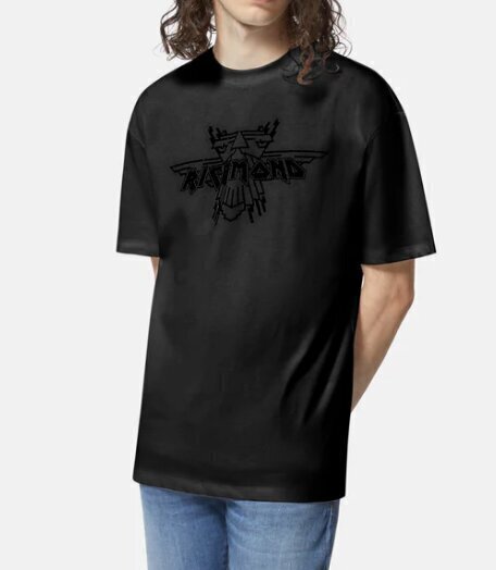 JOHN RICHMOND  t-Shirt Over Stampa Floccata Uomo |  JEK PIT