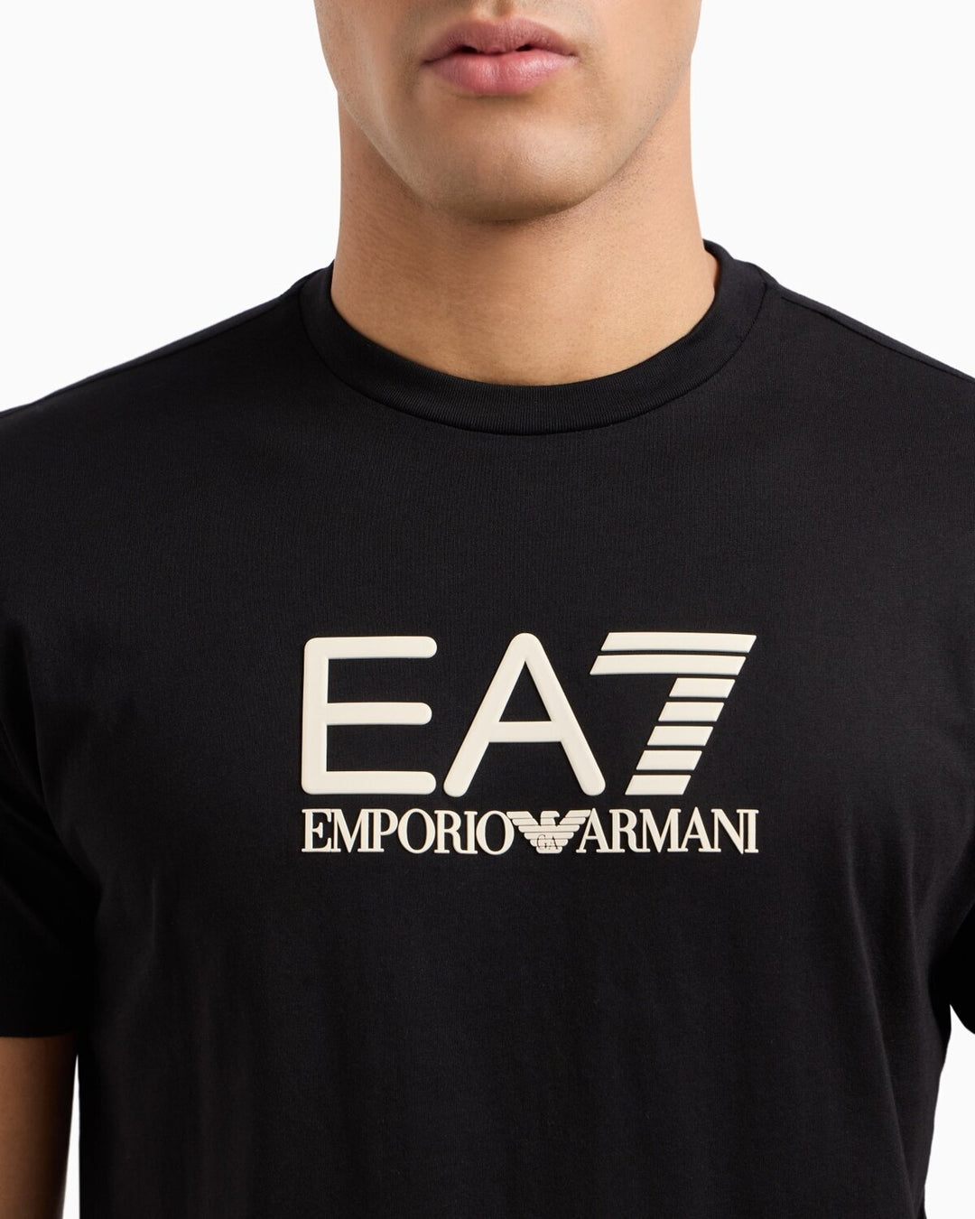 EMPORIO ARMANI EA7  t-Shirt Train Logo Gomm. Rilievo Grande Uomo |  JEK PIT