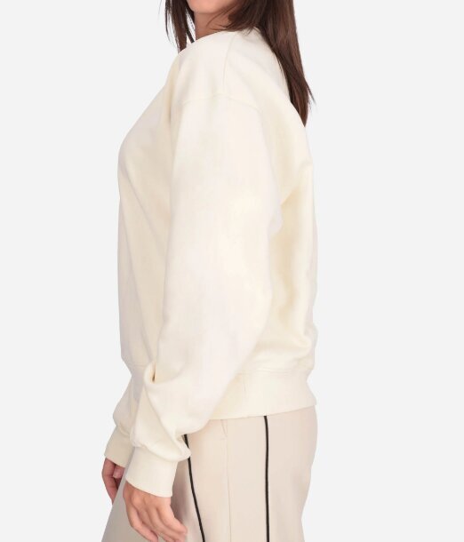 COUNTY OF MILAN - BURLON  Felpa a Giro Logo Brillantini Piccolo Donna |  JEK PIT