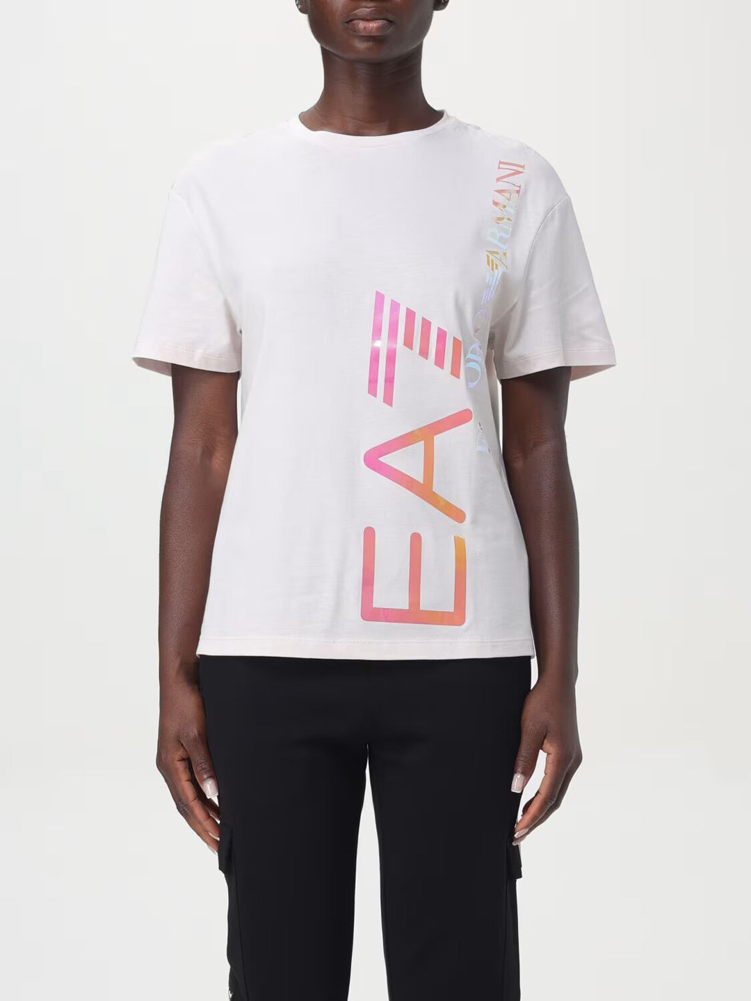 EMPORIO ARMANI EA7  t-Shirt Big Logo Lato Donna |  JEK PIT
