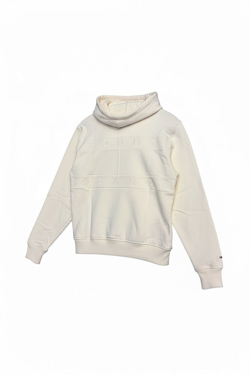 TOMMY JEANS  Felpa Con Cappuccio Con Logo Centrale Uomo |  JEK PIT