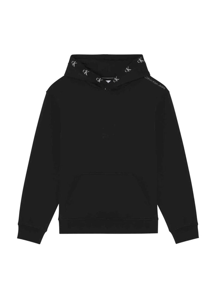 CALVIN KLEIN  Felpa Con Cappucio e Ck Mono Uomo |  JEK PIT