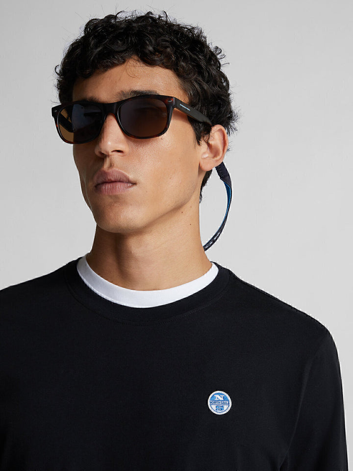 T-Shirt M.lunga Basic Ricamo Uomo - JEK PIT
