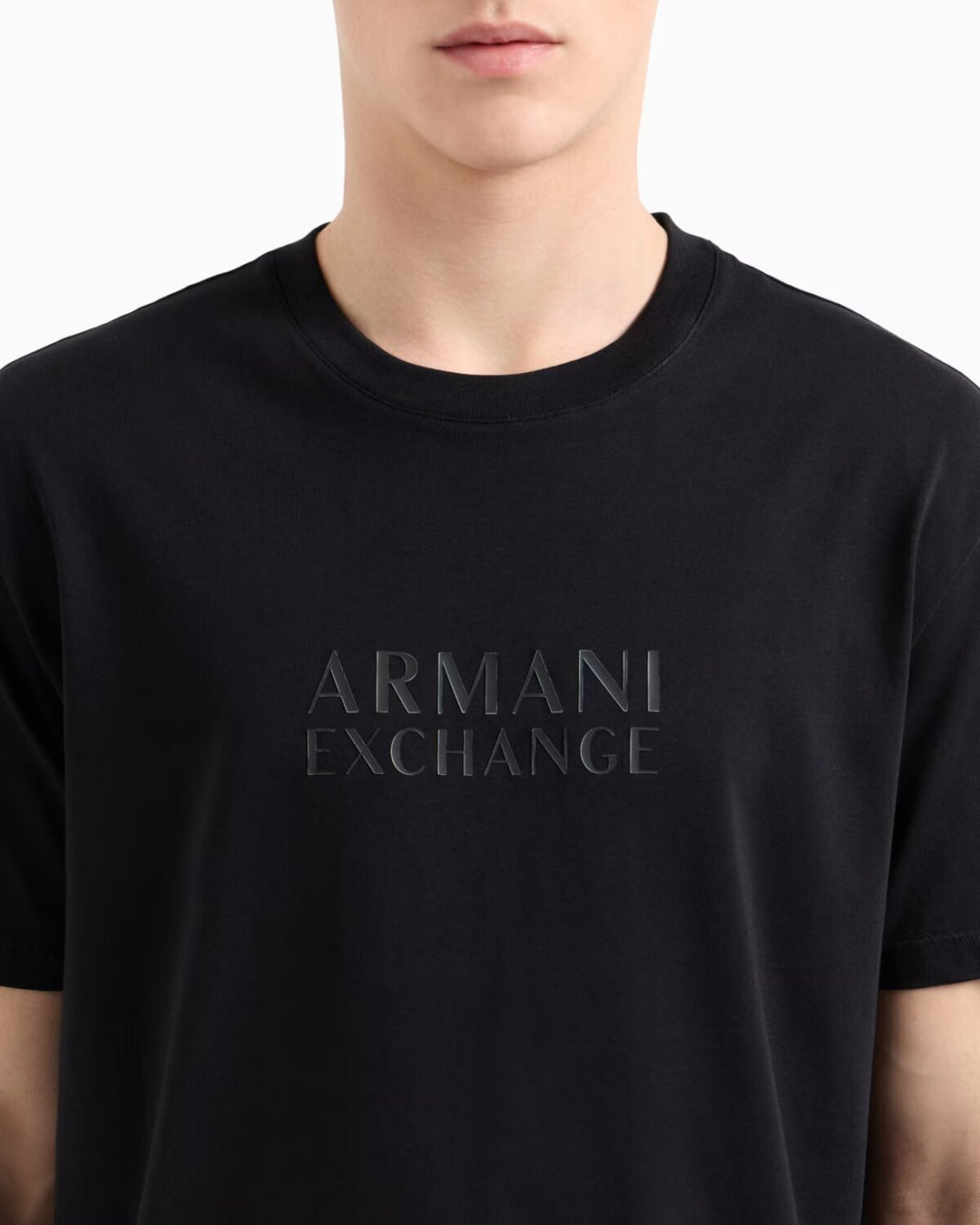 ARMANI EXCHANGE  t-Shirt Girocollo Logo Rilievo Grande Uomo |  JEK PIT