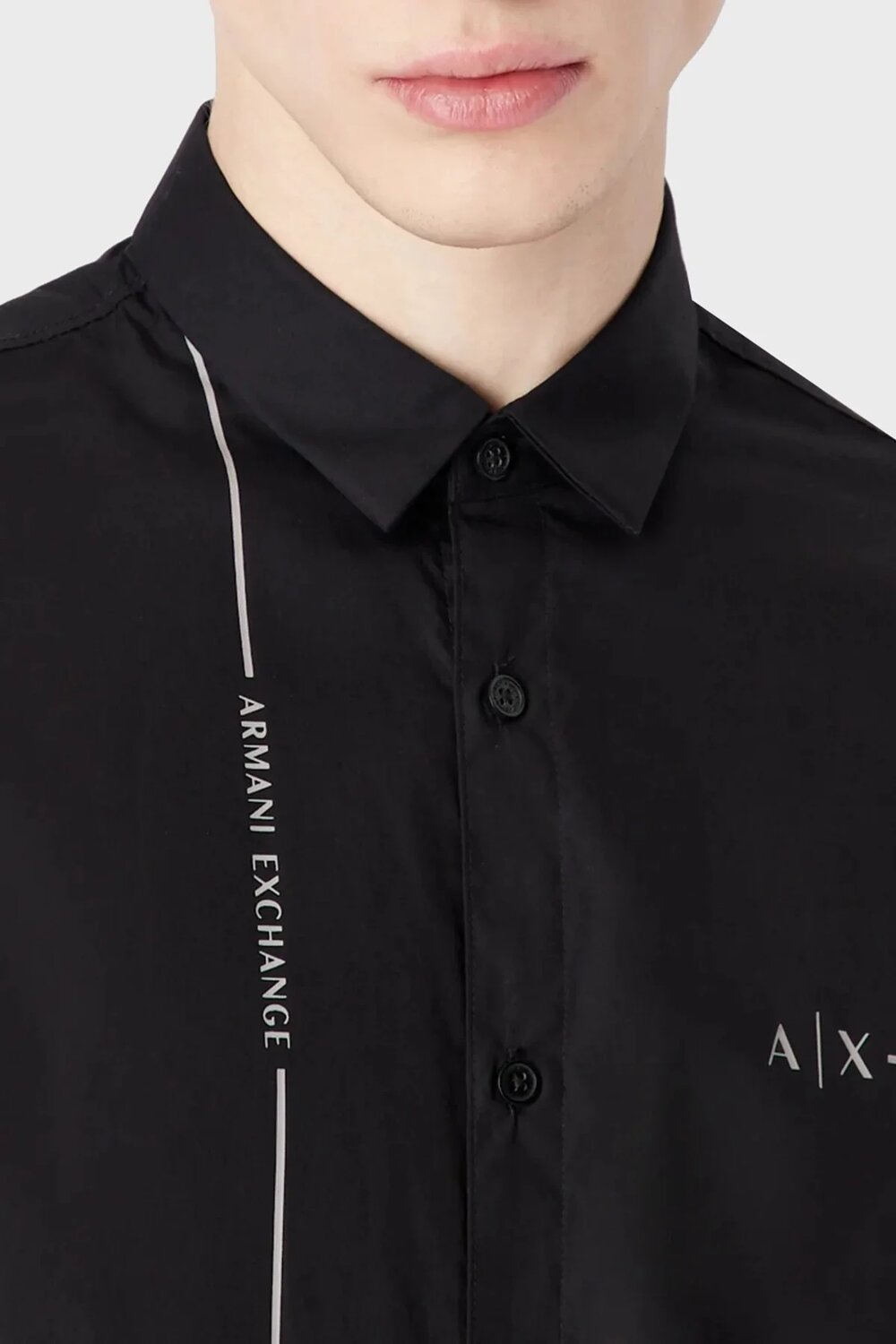 ARMANI EXCHANGE  Camicia Con Logo Laterale Uomo |  JEK PIT