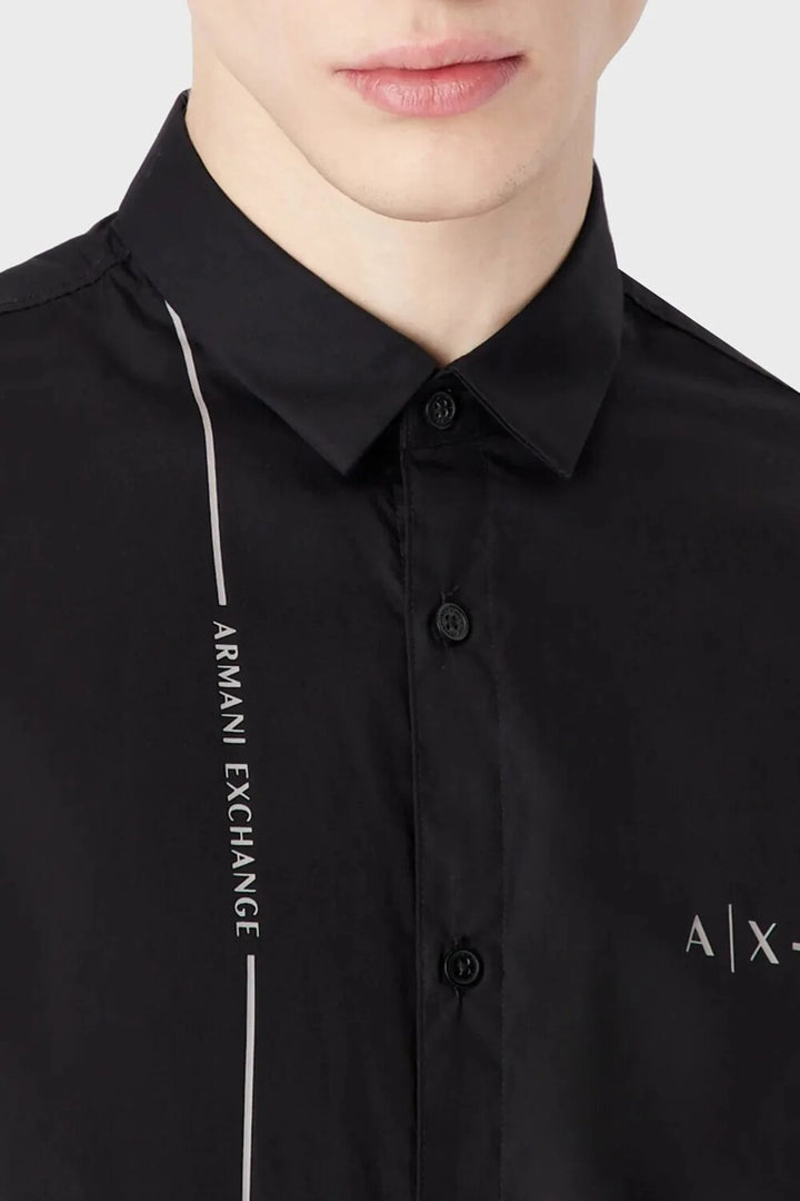 ARMANI EXCHANGE  Camicia Con Logo Laterale Uomo |  JEK PIT