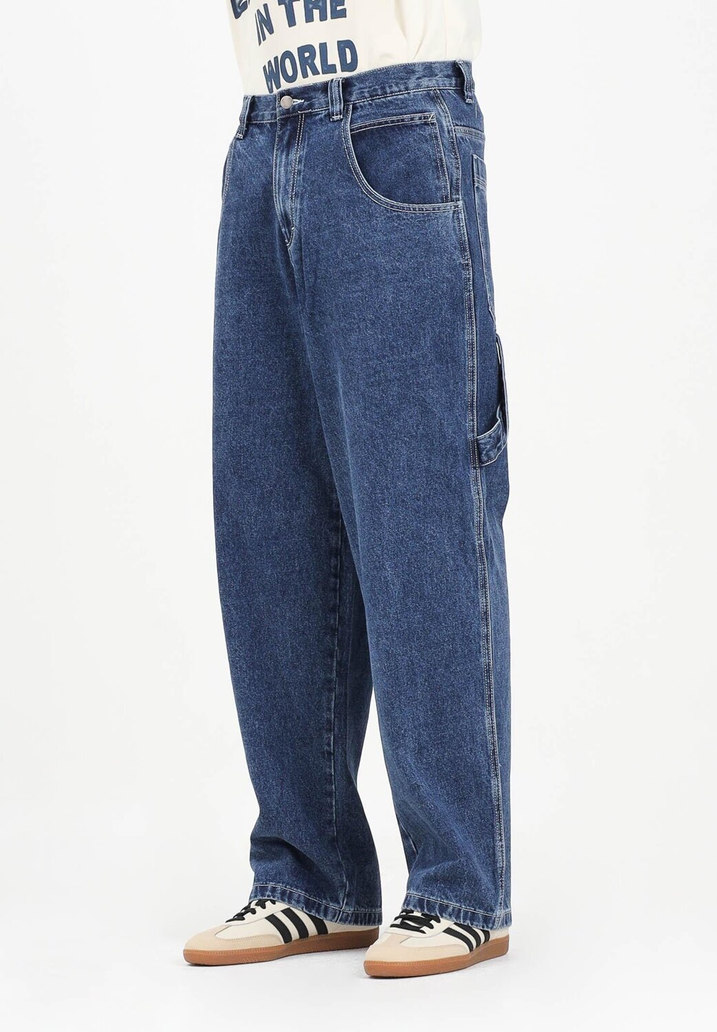 DISCLAIMER  Jeans Work Logo Ricamato Retro Uomo |  JEK PIT