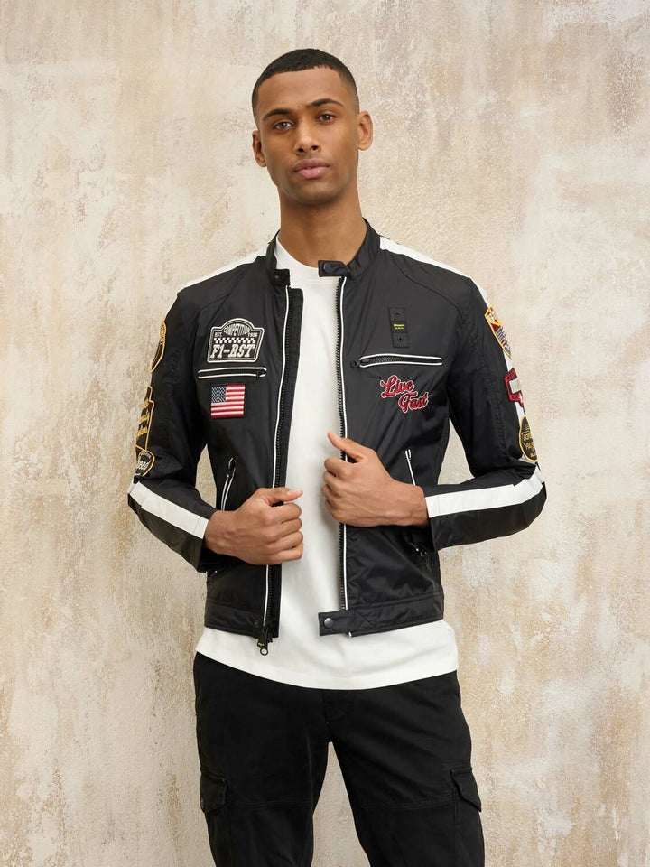 BLAUER  Giubbino Corto Con Multi Stemmi Uomo |  JEK PIT