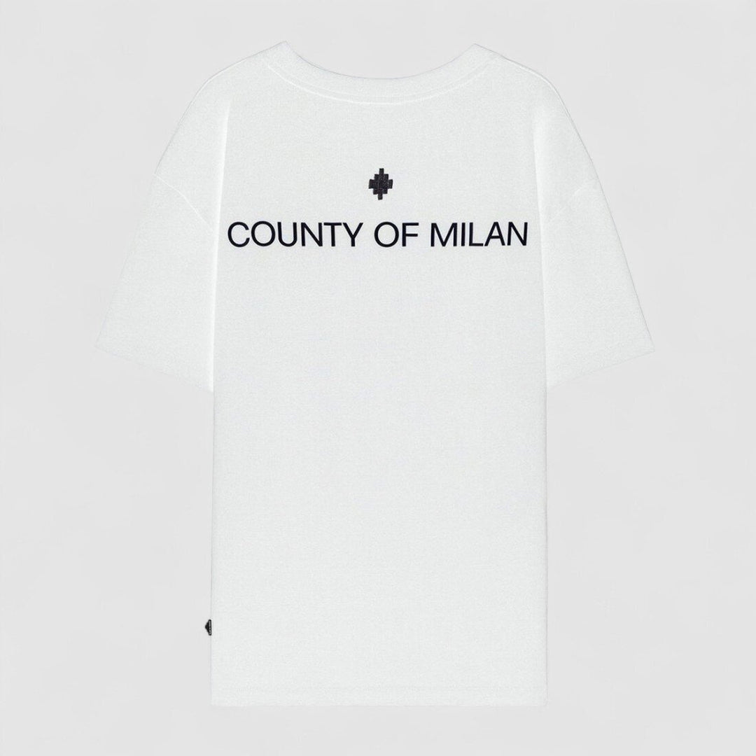 COUNTY OF MILAN - BURLON  t-Shirt In Jersey Logo Retro Grande Uomo |  JEK PIT