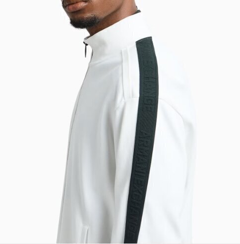 ARMANI EXCHANGE  Felpa Zip Logo Su Banda Later. Gr Uomo |  JEK PIT