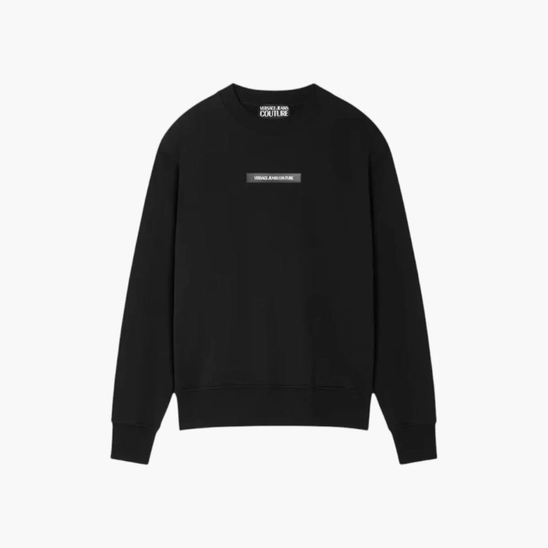 VERSACE JEANS  Felpa Cotton Fleece Con Pacht Uomo |  JEK PIT