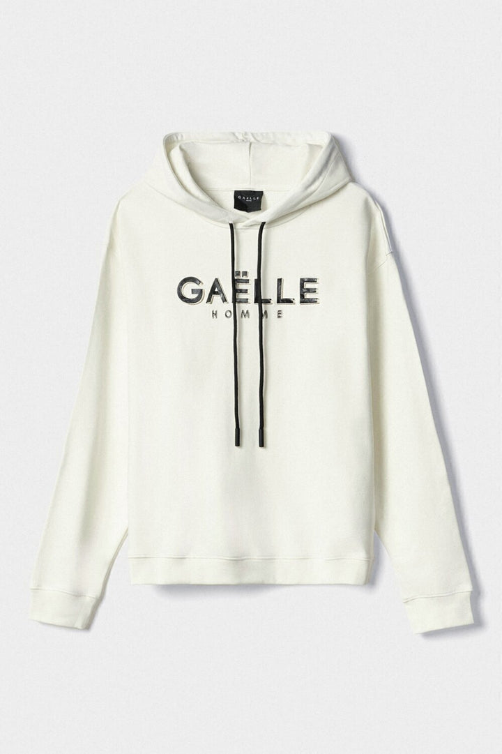 GAELLE  Felpa Capp. Logo Stampato e Ric. Uomo |  JEK PIT