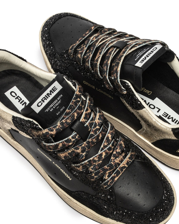 CRIME LONDON  Sneakers Chelsea Brill Lacci Leop Donna |  JEK PIT